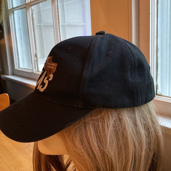 Texas State University basketball style hat in great condition black - Picture 3 of 9